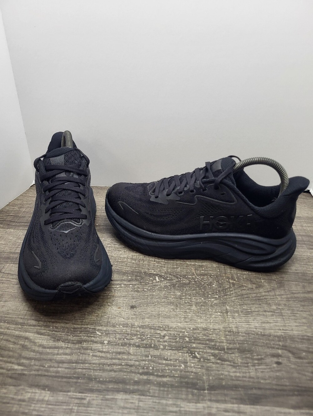 Hoka One One Clifton 10 Running Shoes Black 1162031 BBLC Women’s US Size 7.5